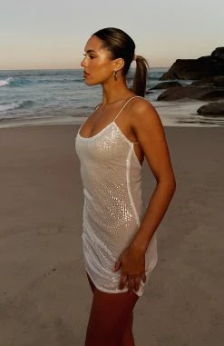 Never Late Mini Dress Champagne -Outlet The Lounge Vibe Store 6025963C A1AB 4A4E A84D 2E680A113C57copy