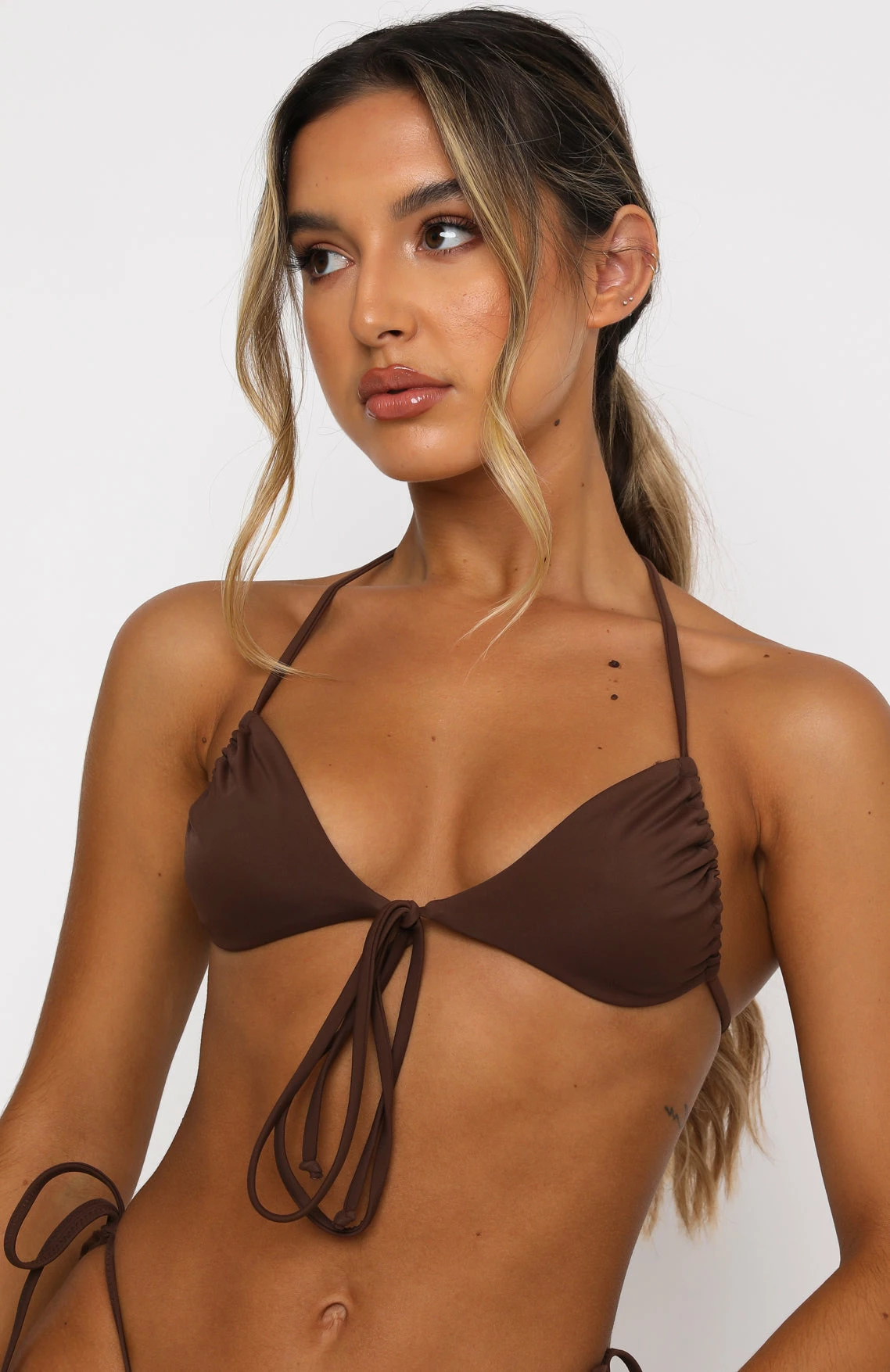 Golden Hour Bikini Top Chocolate 8 Golden Hour Bikini Top Chocolate - Image 8