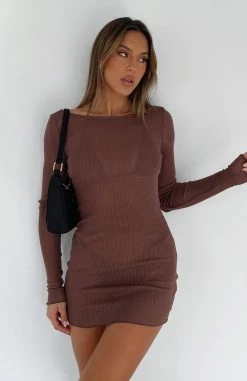 Without Warning Long Sleeve Mini Dress Chocolate 11 Without Warning Long Sleeve Mini Dress Chocolate -Outlet The Lounge Vibe Store A90F179D E7DF 4FBD BDF1 07CBE88C17E3