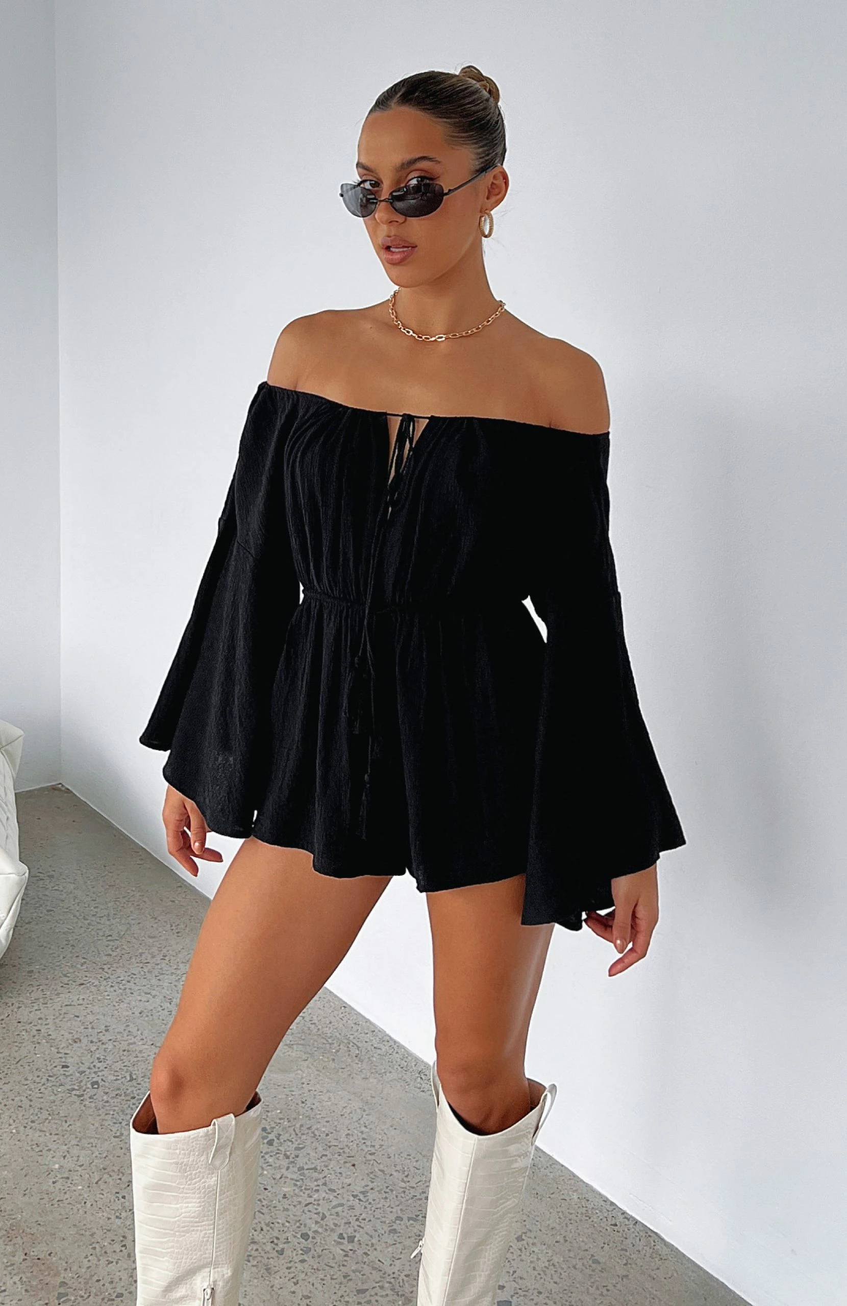 Another Night Playsuit Black 1 Another Night Playsuit Black