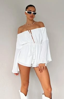 Another Night Playsuit White -Outlet The Lounge Vibe Store ANOTHER NIGHT PLAYSUIT 26.04.23 10
