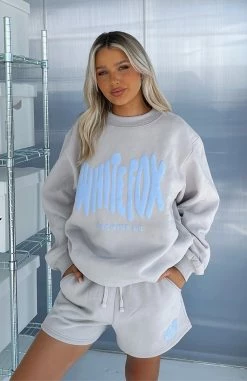 Archive 6.0 Oversized Sweater Dove -Outlet The Lounge Vibe Store ARCHIVE 6.0 SWEATER LOUNGE SHORTS DOVE 05.04.23 04