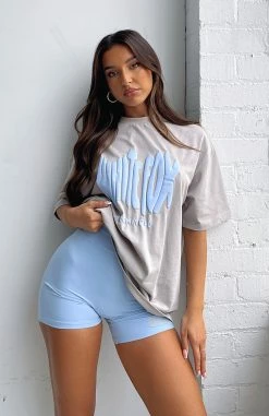 Archive 6.0 Bike Shorts Sky -Outlet The Lounge Vibe Store ARCHIVE 6.0 T SHIRT DOVE BIKE SHORTS SKY 05.04.23 01