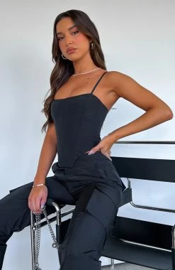 At My Best Bustier Black -Outlet The Lounge Vibe Store AT MY BEST BUSTIER SOUND THE ALARM 09.05.23 07