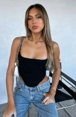 Out Of Luck Lace Bustier Black -Outlet The Lounge Vibe Store B1923F46 0A01 49B4 8FBC E9D875340804