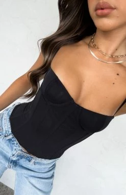 Been Waiting Bustier Black
