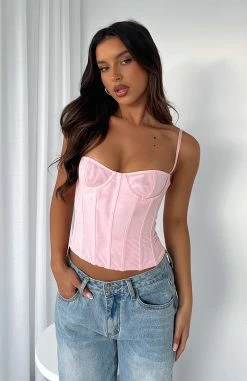 Been Waiting Bustier Baby Pink