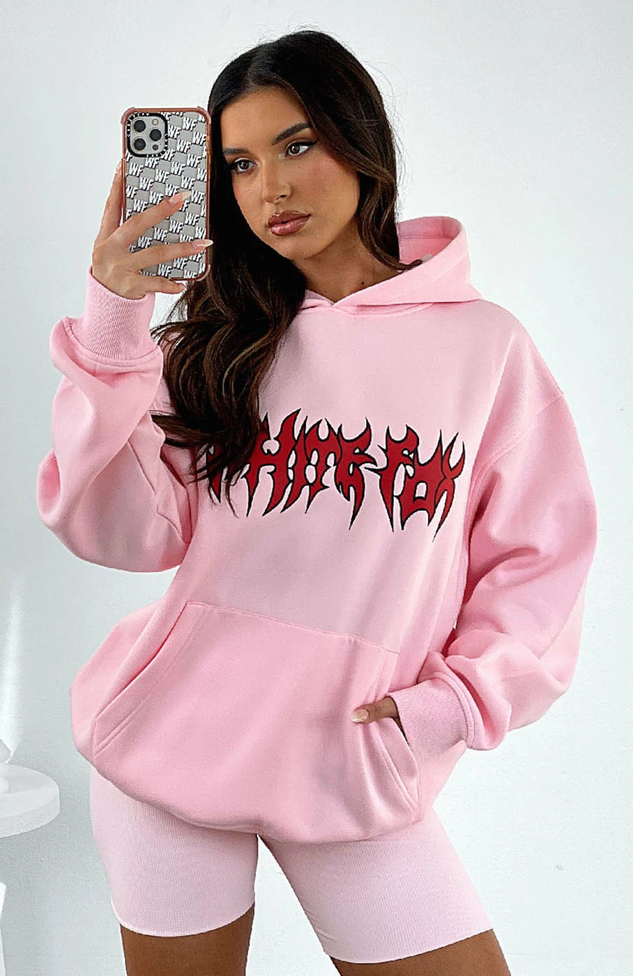 Bring That Energy Oversized Hoodie Pink 5 Bring That Energy Oversized Hoodie Pink - Image 5