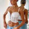 Can't Stop Love Bustier White