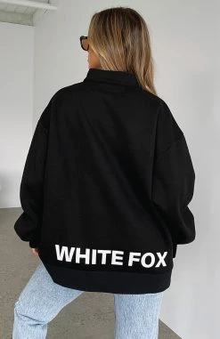 Caught Up With You Zip Front Sweater Black 11 Caught Up With You Zip Front Sweater Black -Outlet The Lounge Vibe Store CAUGHT UP WITH YOU ZIP FRONT SWEATER 25.11.21 03