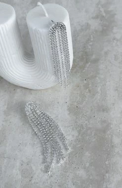 Chloe Chandelier Earrings Silver -Outlet The Lounge Vibe Store CHLOE EARRING 31.1.23 001