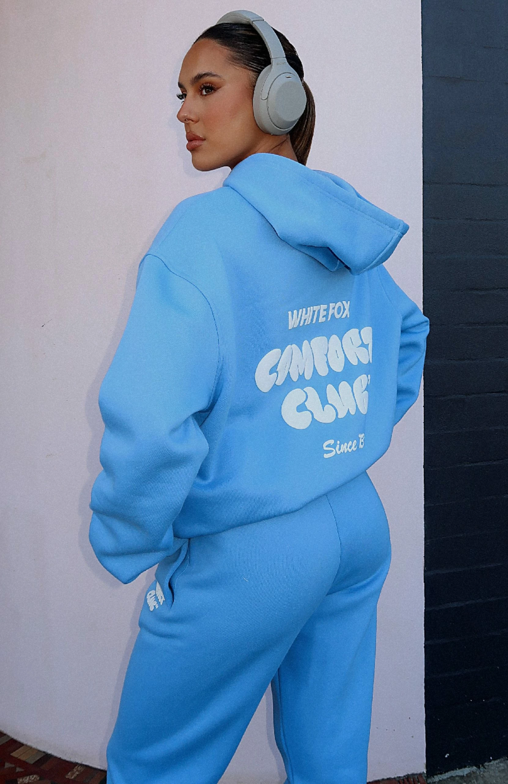 Comfort Club Oversized Hoodie Blissful Blue 1 Comfort Club Oversized Hoodie Blissful Blue