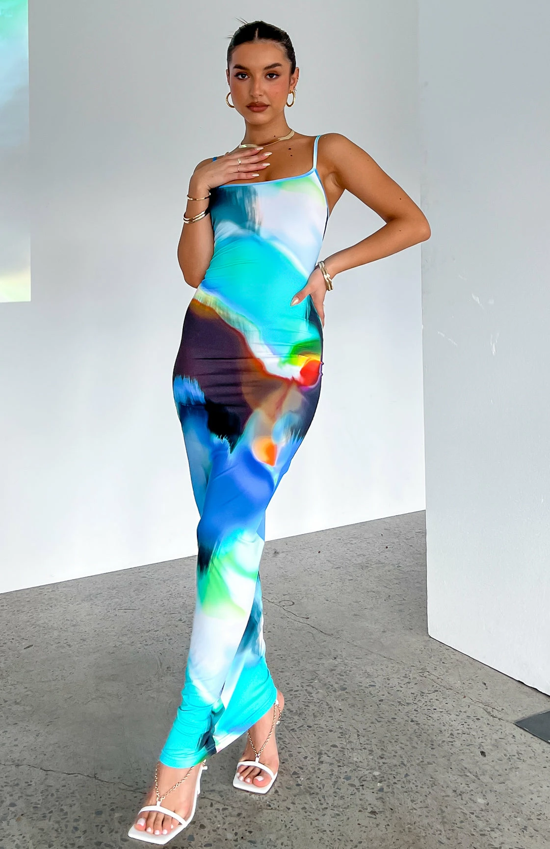 Crave You Maxi Dress Ice Aura 5 Crave You Maxi Dress Ice Aura - Image 5