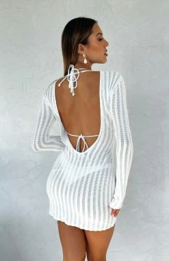 Crowded Room Mini Dress White