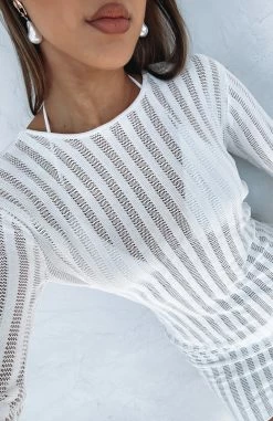 Crowded Room Mini Dress White -Outlet The Lounge Vibe Store CROWDED ROOM MINI DRESS 11 07 23 06