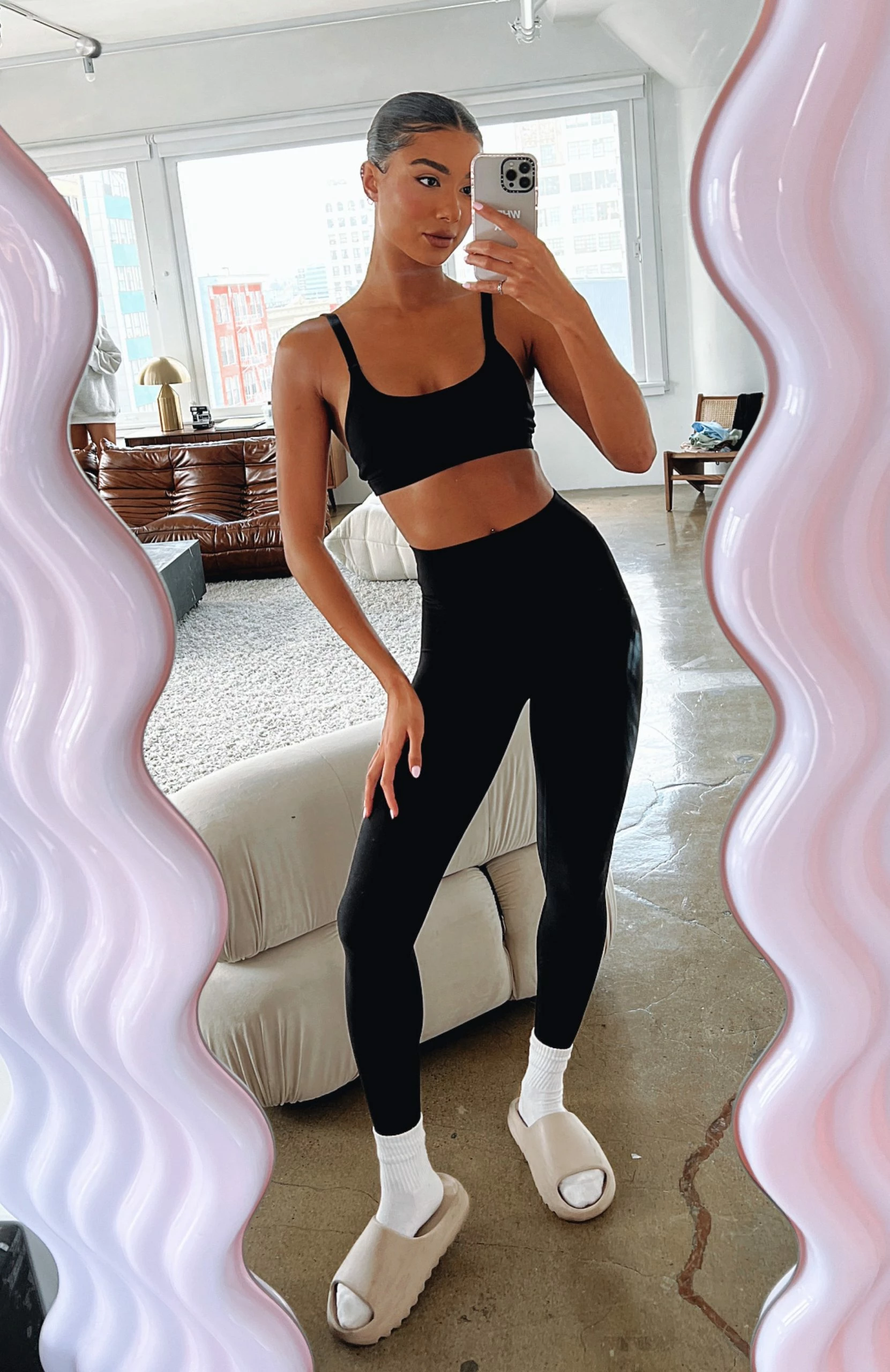 Go Getter High Waisted Leggings Black - Image 6