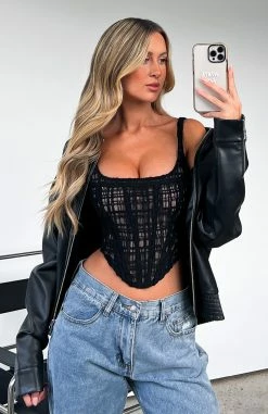 Double Vision Bustier Black -Outlet The Lounge Vibe Store DOUBLE VISION BUSTIER 19.05.23 04