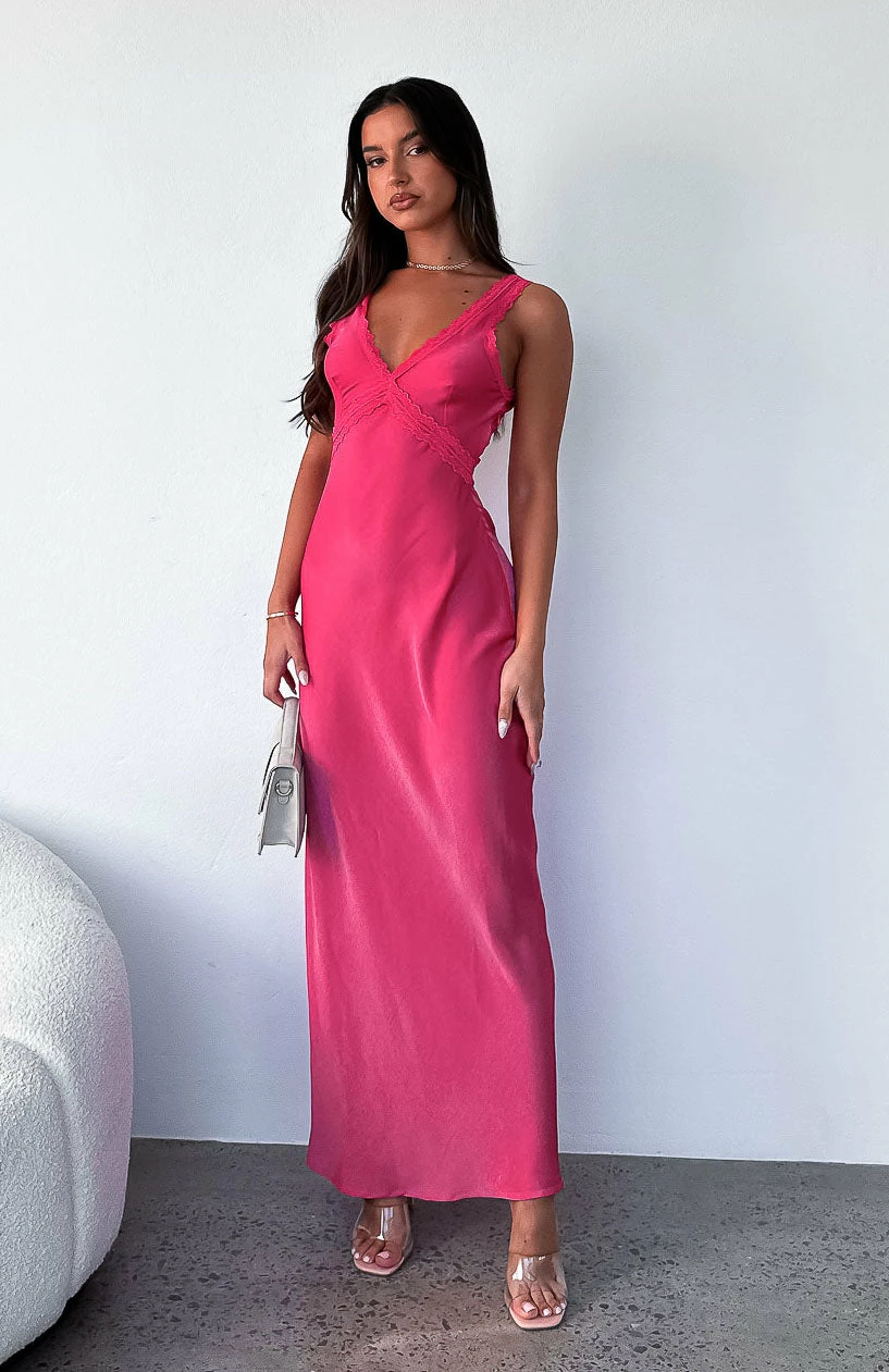 Event Ready Maxi Dress Hot Pink 7 Event Ready Maxi Dress Hot Pink - Image 7