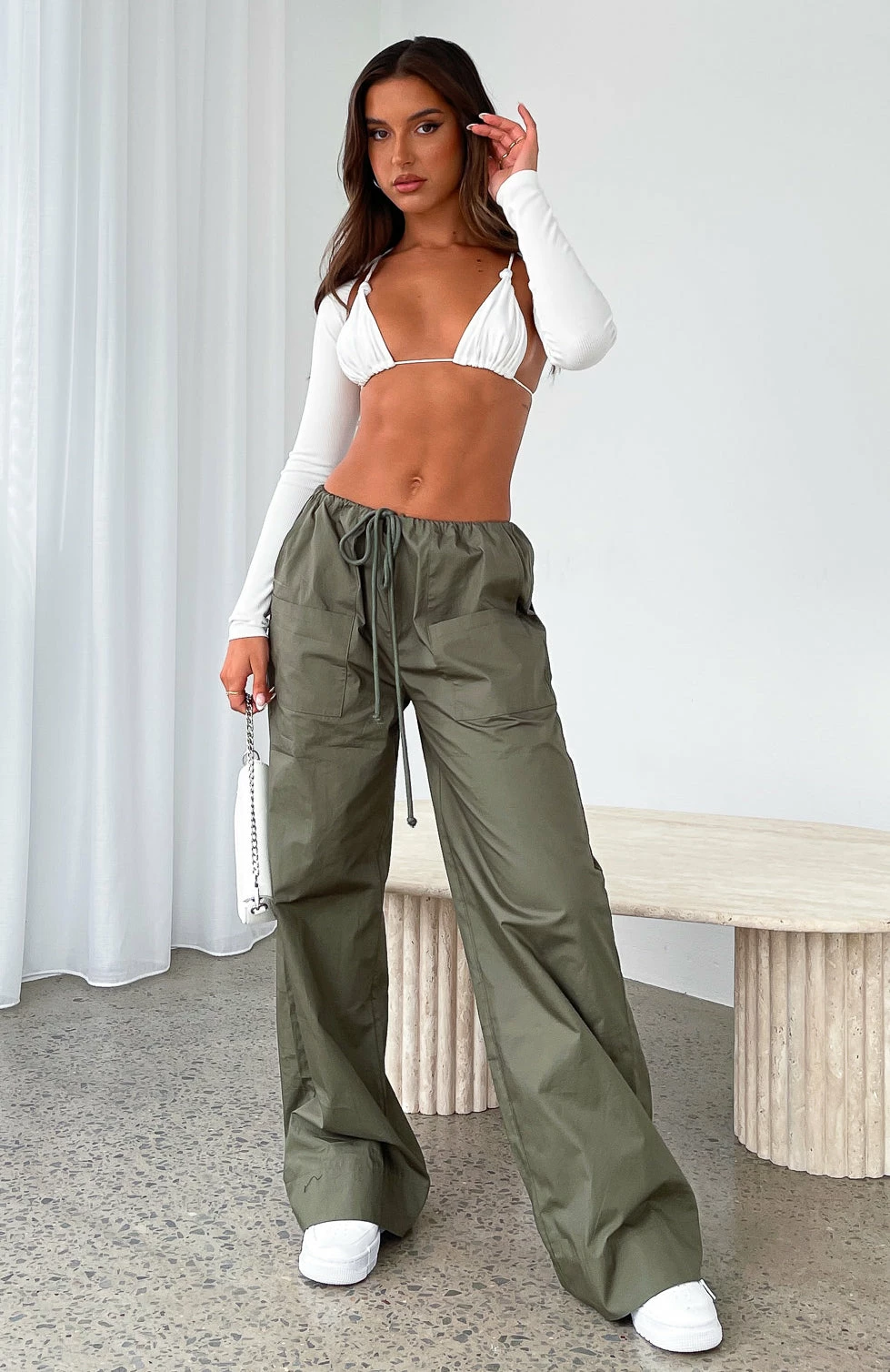 Everything I Want Pants Khaki 8 Everything I Want Pants Khaki - Image 8