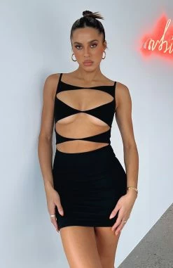 Eyes On Me Mini Dress Black 14 Eyes On Me Mini Dress Black -Outlet The Lounge Vibe Store EYES ON ME MINI DRESS 31 05 22 0004