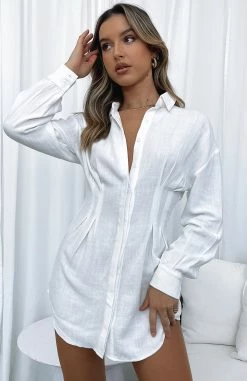 Feels Like A Holiday Shirt Dress White 16 Feels Like A Holiday Shirt Dress White -Outlet The Lounge Vibe Store FEELS LIKE A HOLIDAY SHIRT DRESS 03.08.21 014 2e7ae782 8361 4fba 8edf 0c557a1b7a0f