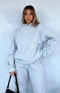 Future Forward Oversized Hoodie Dark Grey Marle -Outlet The Lounge Vibe Store FUTURE FORWARD HOODIE 20.06.23 04