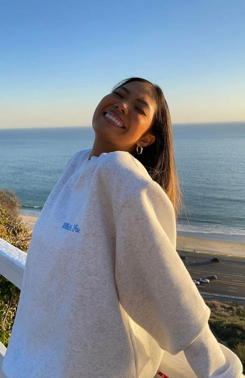 Steal Your Heart Oversized Sweater Grey Marle 8 Steal Your Heart Oversized Sweater Grey Marle - Image 8