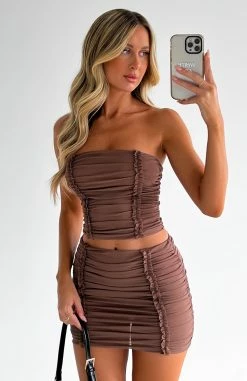 Give You The World Crop Mocha