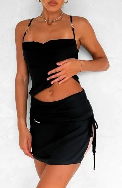 Good Without You Crop Black -Outlet The Lounge Vibe Store GOOD WITHOUT YOU ANYONE BUT YOUU SKIRT 28.02.23 009