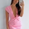 Make It Shine Mini Dress Pink