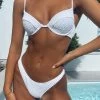 Costa Rica Bikini Top Ruched White