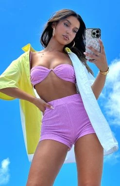 Dream Escape Booty Shorts Pink -Outlet The Lounge Vibe Store IMG 0809