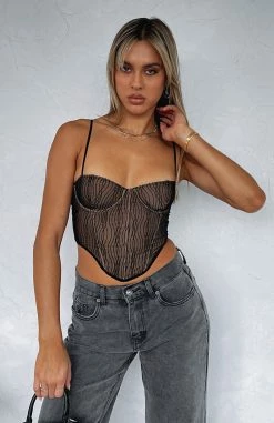 Take A Chance Bustier Black 12 Take A Chance Bustier Black -Outlet The Lounge Vibe Store IMG 1645