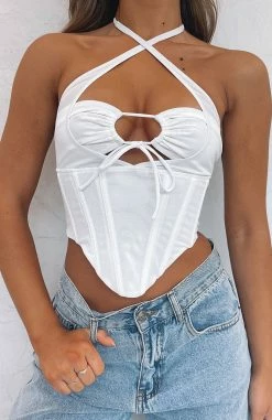 Love To Love Mesh Bustier White -Outlet The Lounge Vibe Store IMG 2131