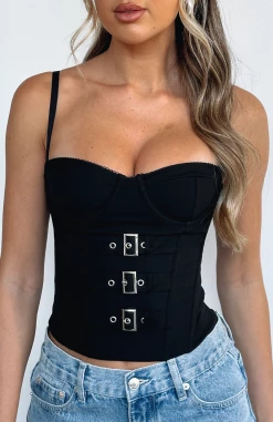 Before You Go Bustier Black