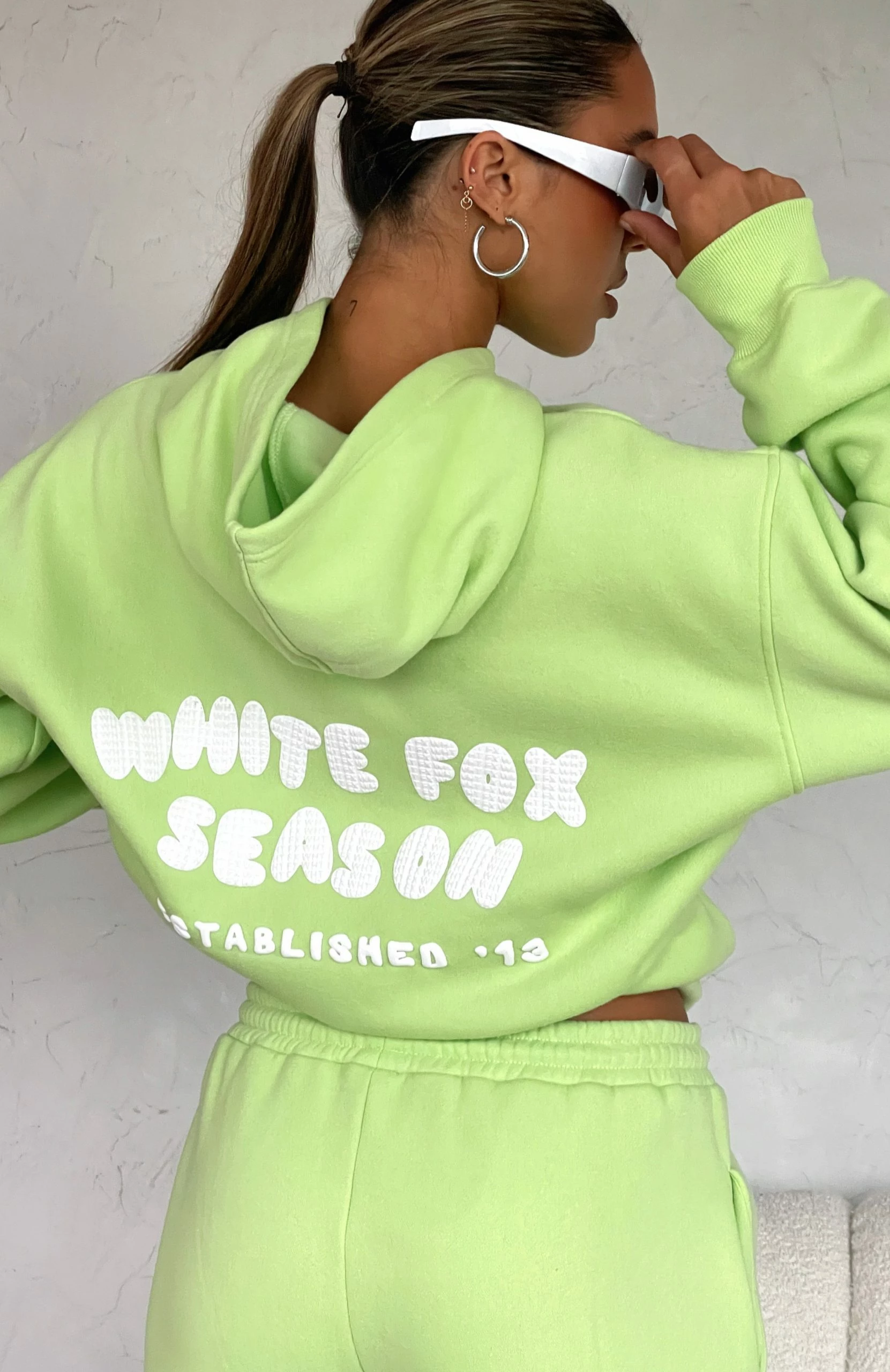 The Main Season Oversized Hoodie Neon Green 1 The Main Season Oversized Hoodie Neon Green