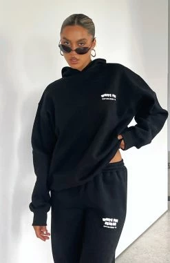 The Main Season Oversized Hoodie Black -Outlet The Lounge Vibe Store IMG 2527