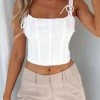 She Is Beauty Bustier White