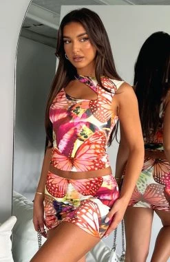 Hypnotised Tank Top Sunset Monarch