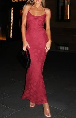 Made For Me Maxi Dress Wine