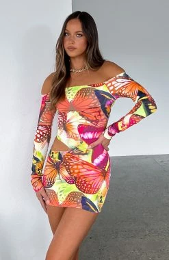 City Girl Long Sleeve Mini Dress Sunset Monarch -Outlet The Lounge Vibe Store IMG 3587 b1e13753 4533 48d7 8631 cf0f4c3132d7