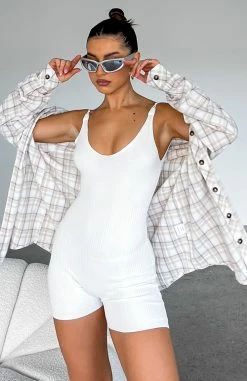 Always Loyal Knit Playsuit Off White 15 Always Loyal Knit Playsuit Off White -Outlet The Lounge Vibe Store IMG 4048