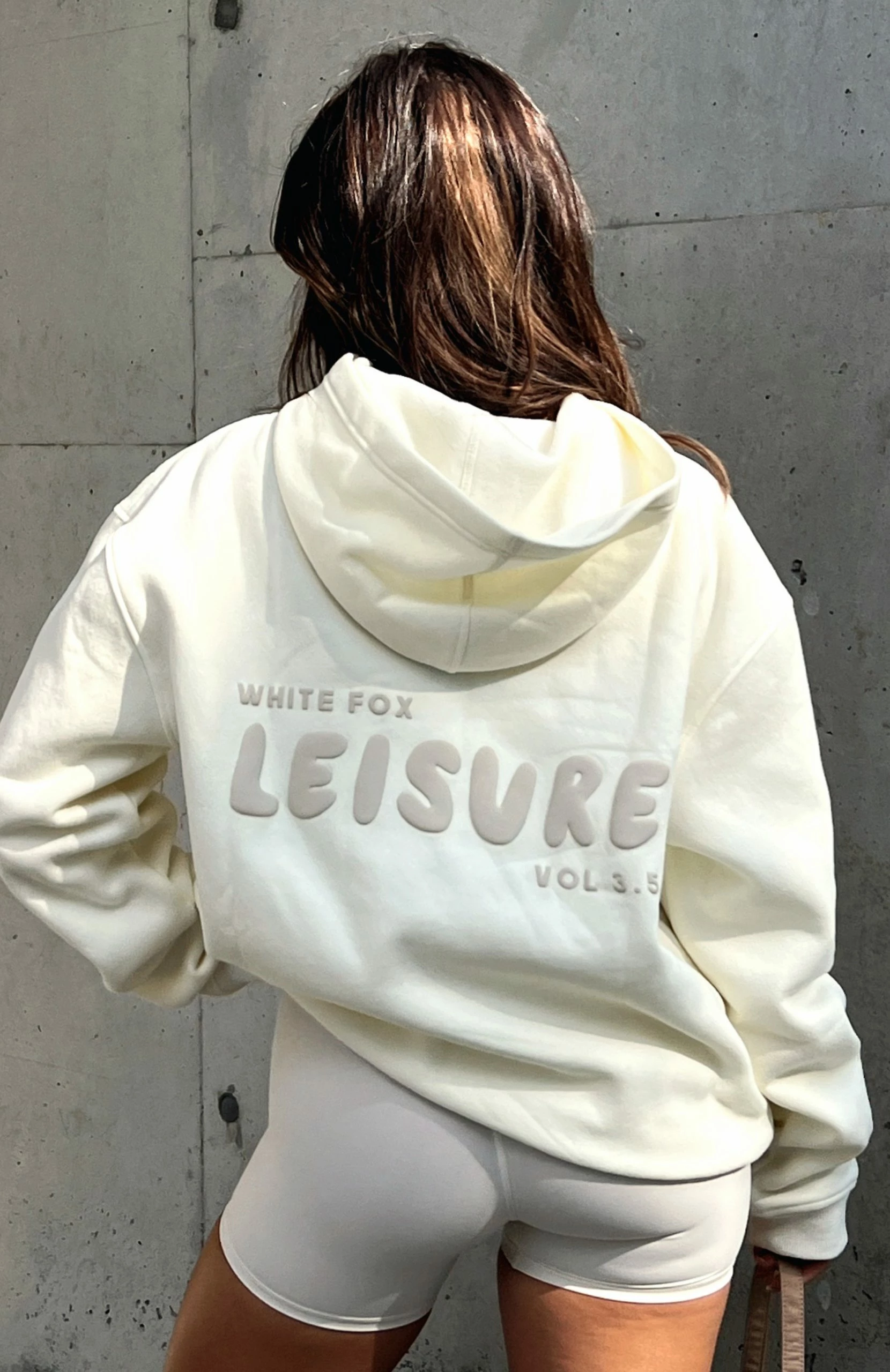 Leisure Series Oversized Hoodie Cream 1 Leisure Series Oversized Hoodie Cream