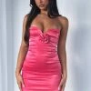 Lonely Heart's Mini Dress Hot Pink