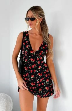 Say My Name Mini Dress Red Poppy -Outlet The Lounge Vibe Store IMG 5788