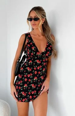 Say My Name Mini Dress Red Poppy -Outlet The Lounge Vibe Store IMG 5829