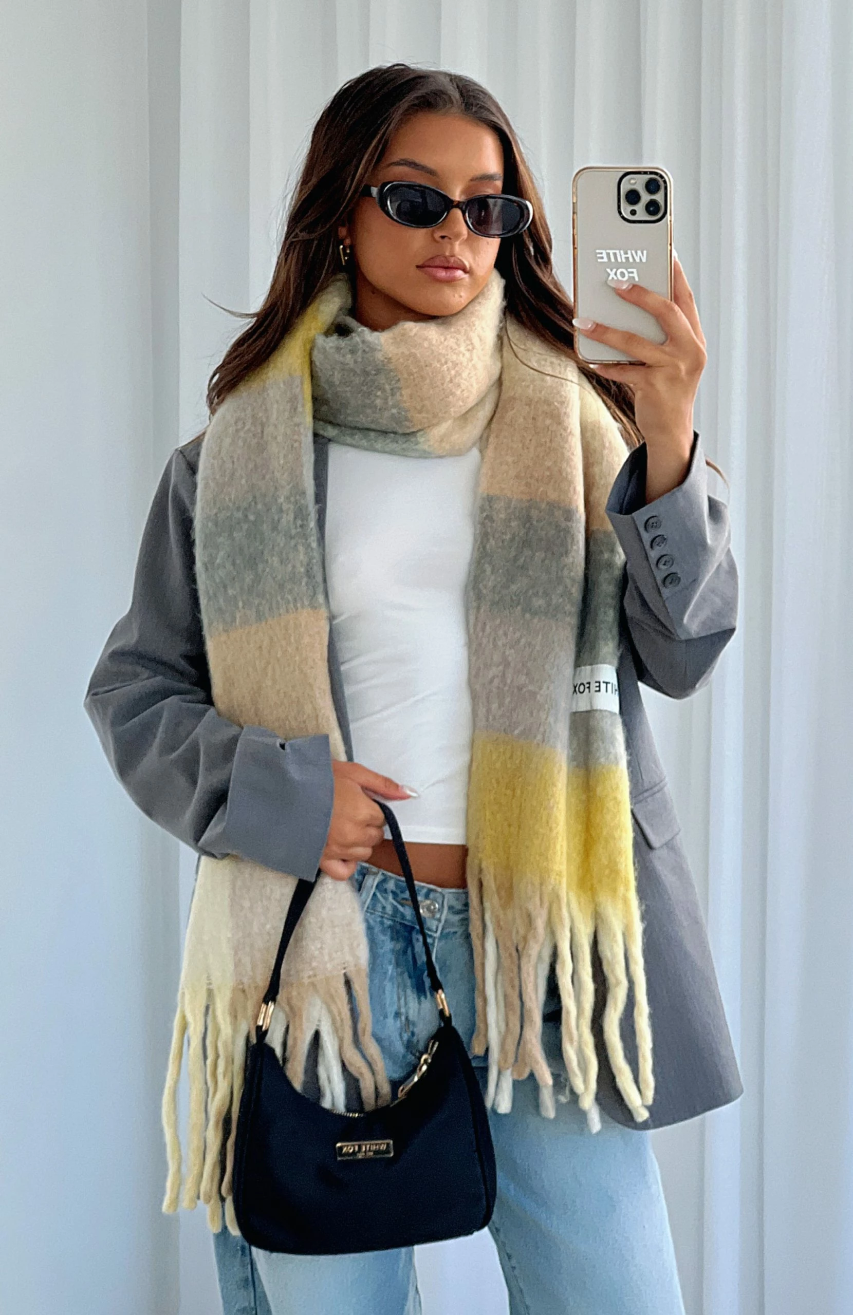 Winter Warmth Oversized Scarf Moss 4 Winter Warmth Oversized Scarf Moss - Image 4