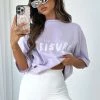 Leisure Series Oversized Tee Lavender