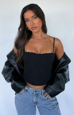 Love Me Harder Bustier Black -Outlet The Lounge Vibe Store IMG 8302 120f89fe ed3c 426e 9572 4cda8cdb8586