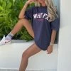 Varsity Tee Dusty Navy